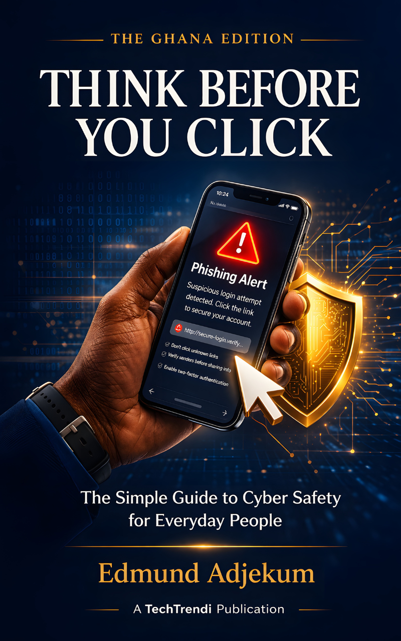 Think Before You Click — The Simple Guide to Cyber Safety for Everyday People, Ghana Edition by Edmund Adjekum