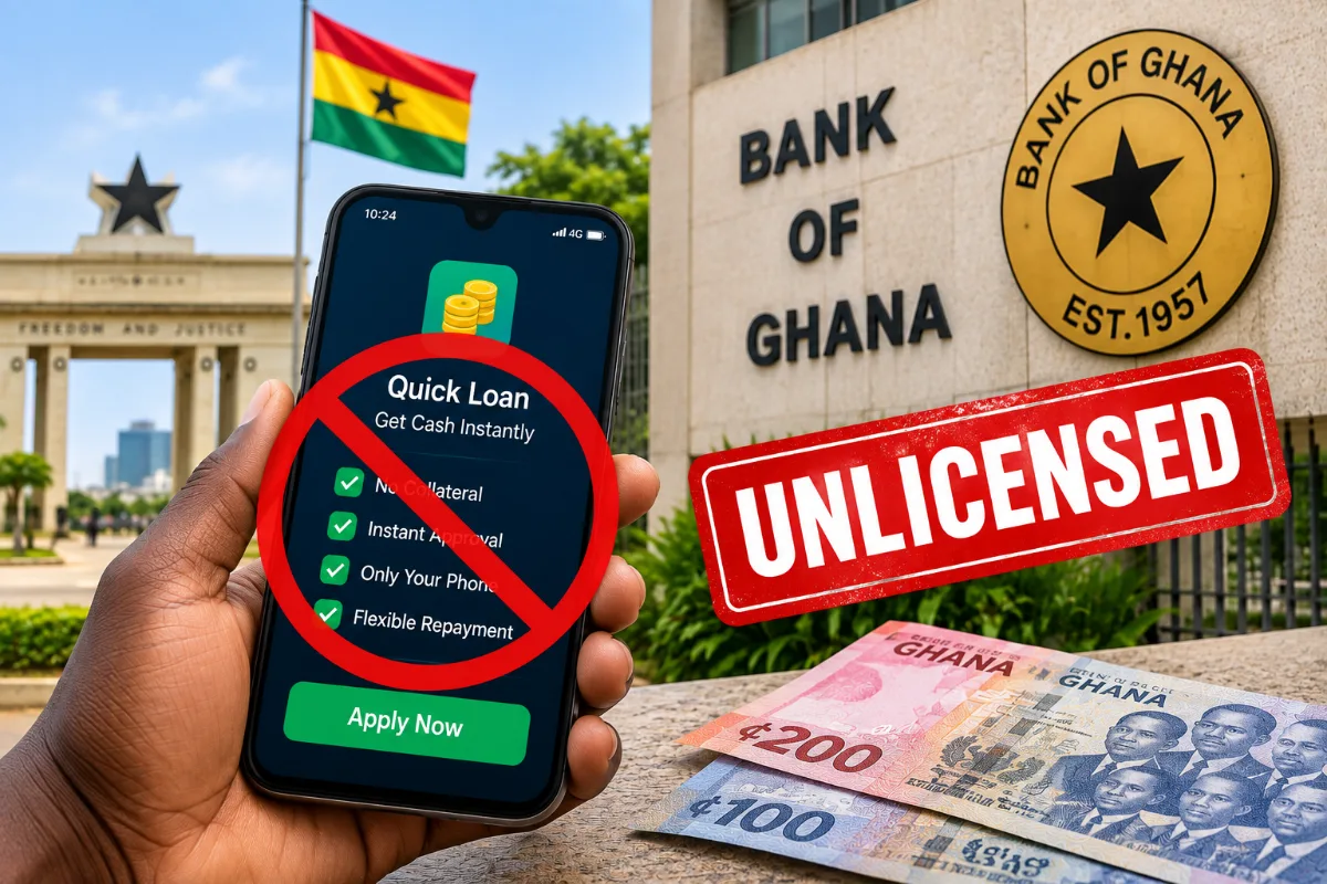 BoG Flags 20 Unlicensed Mobile Loan Apps in Ghana