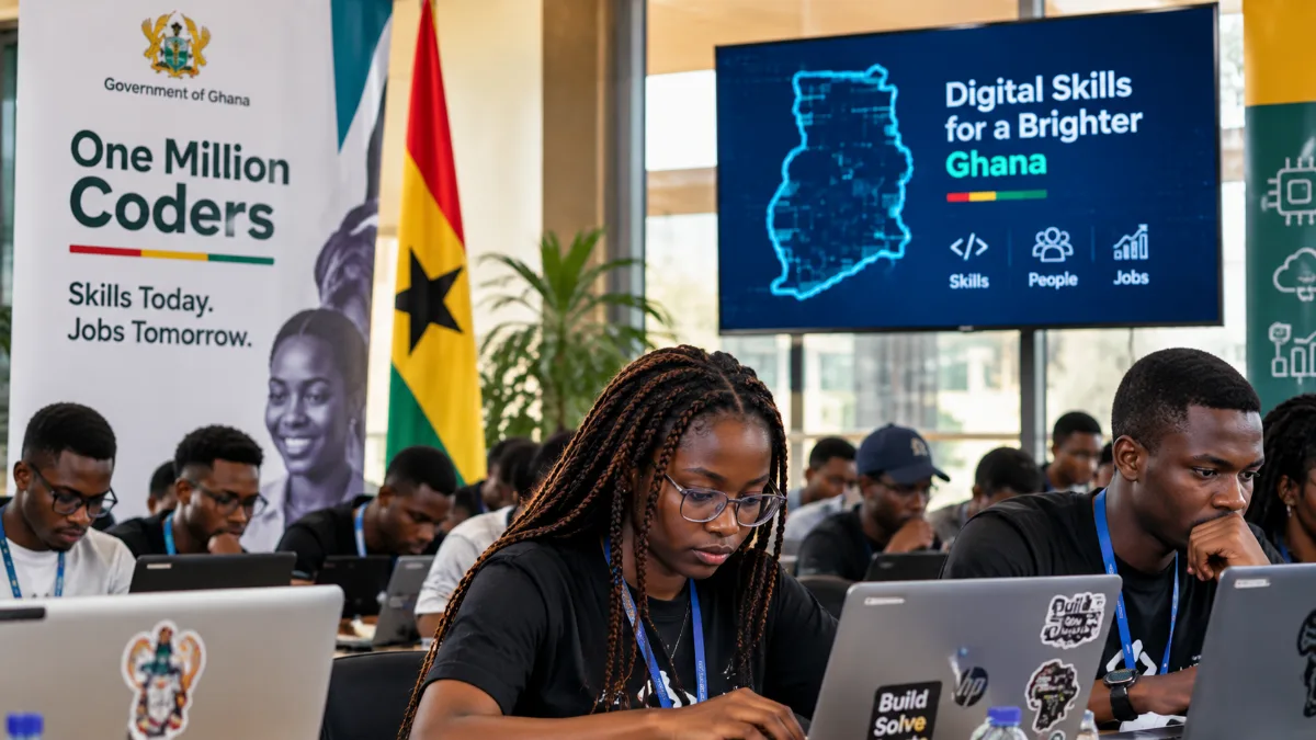 Ghana's One Million Coders Eyes 100,000 Jobs in Two Years