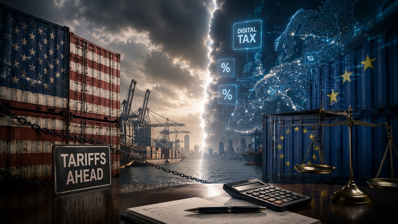 Trump Threatens 100% Tariff on Europe Over Digital Tax